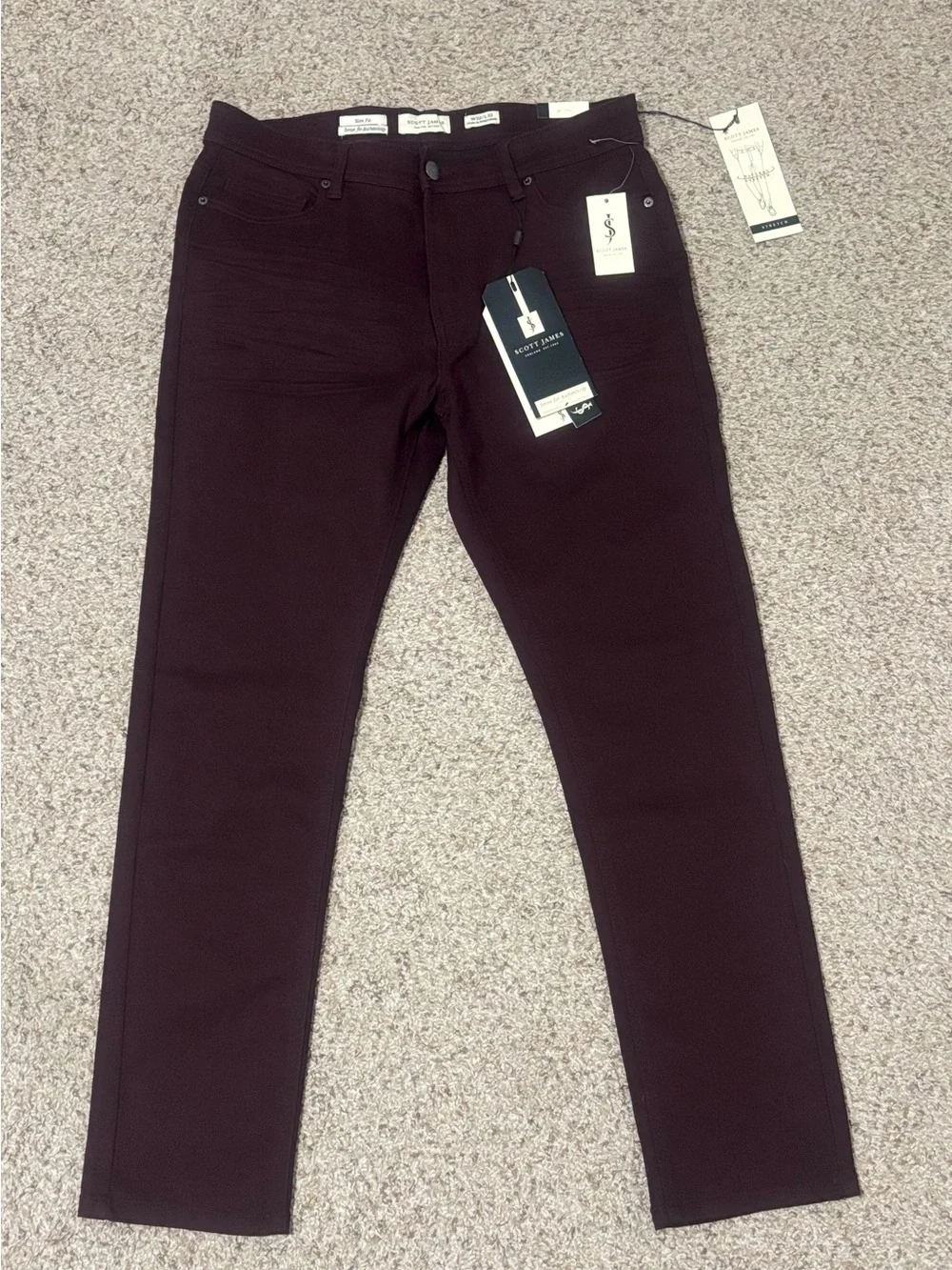 Slim Fit Fig Men's Jeans – Modern Tailored Style Size 32x32